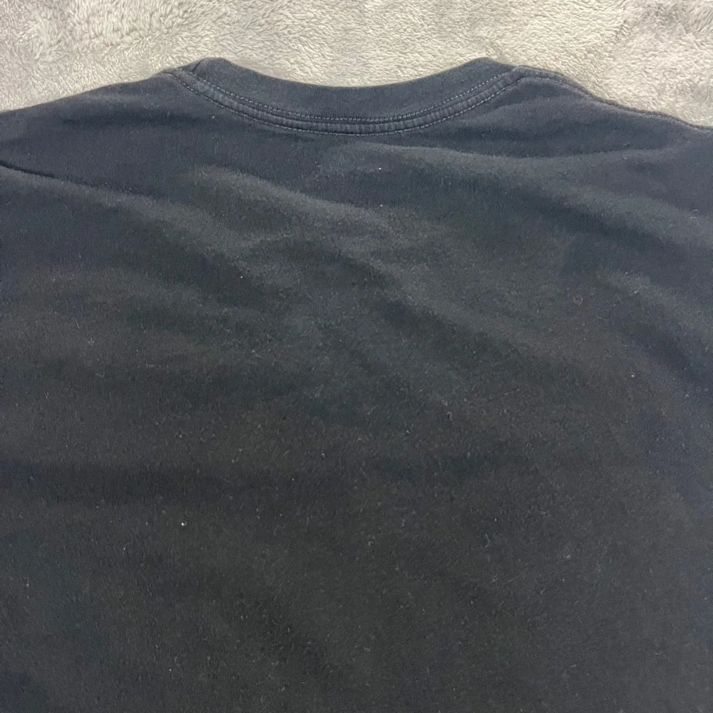 True Religion Graphic T-Shirt Mens Medium Black Excellent Horseshoe Logo Tee Y2K